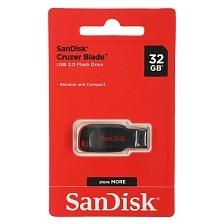 Флешка USB 2.0 32GB SanDisk Cruzer Blade, цвет черно красный