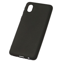 Чехол накладка Soft Touch для SAMSUNG Galaxy A01 Core (SM-A013), силикон, матовый, цвет черный Чехол накладка Soft Touch для SAMSUNG Galaxy A01 Core (SM-A013), силикон, матовый, цвет черный