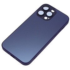 Чехол накладка AG Glass case для APPLE iPhone 14 Pro Max (6.7"), силикон, пластик, защита камеры, цвет темно фиолетовый Чехол накладка AG Glass case для APPLE iPhone 14 Pro Max (6.7"), силикон, пластик, защита камеры, цвет темно фиолетовый