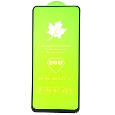 Защитное стекло 20D для XIAOMI Redmi Note 10, Redmi Note 10S, POCO M5s, цвет окантовки черный