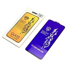 Защитное стекло "6D" GLASS FULL GLUE для SAMSUNG Galaxy A80 (SM-A805) / A90 2019 (SM-A905), цвет канта чёрный.