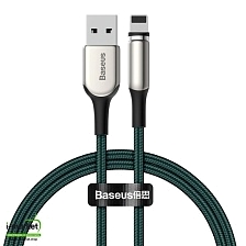 BASEUS CALXC-H06 Zinc Magnetic кабель с магнитной зарядкой для APPLE Lightning 8-pin, цвет зеленый (-70%)