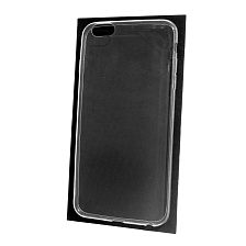 Чехол накладка для APPLE iPhone 6 Plus, 6S Plus, силикон, прозрачный.