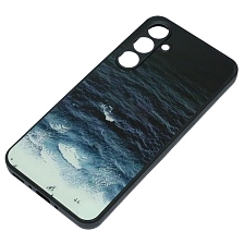 Чехол накладка для SAMSUNG Galaxy A35, силикон, пластик, рисунок Океан