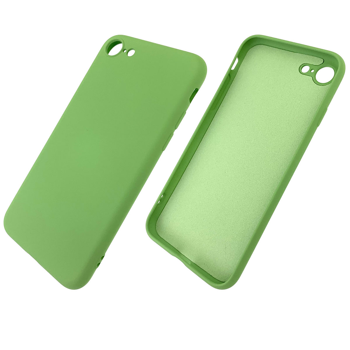 Чехол накладка для APPLE iPhone 7, iPhone 8, силикон, цвет фисташковый. Чехол накладка для APPLE iPhone 7, iPhone 8, силикон, цвет фисташковый.