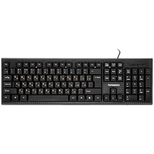 Клавиатура Гарнизон GK-120, проводная, цвет черный