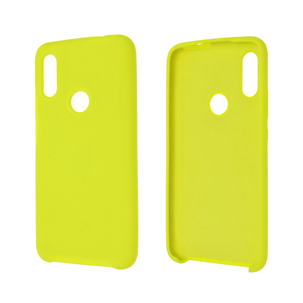Чехол накладка Silicon Cover для XIAOMI Redmi 7, силикон, бархат, цвет желтый