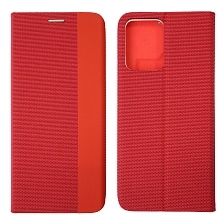 Чехол книжка MESH для XIAOMI POCO X5, Redmi Note 12 5G, текстиль, силикон, бархат, визитница, цвет красный