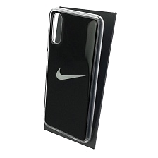 Чехол накладка для HUAWEI P20, силикон, глянцевый, рисунок Найк