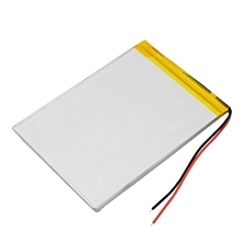 АКБ универсальная 3,7v Li-Pol, 2 pin, 3500mAh (120x65x3мм)