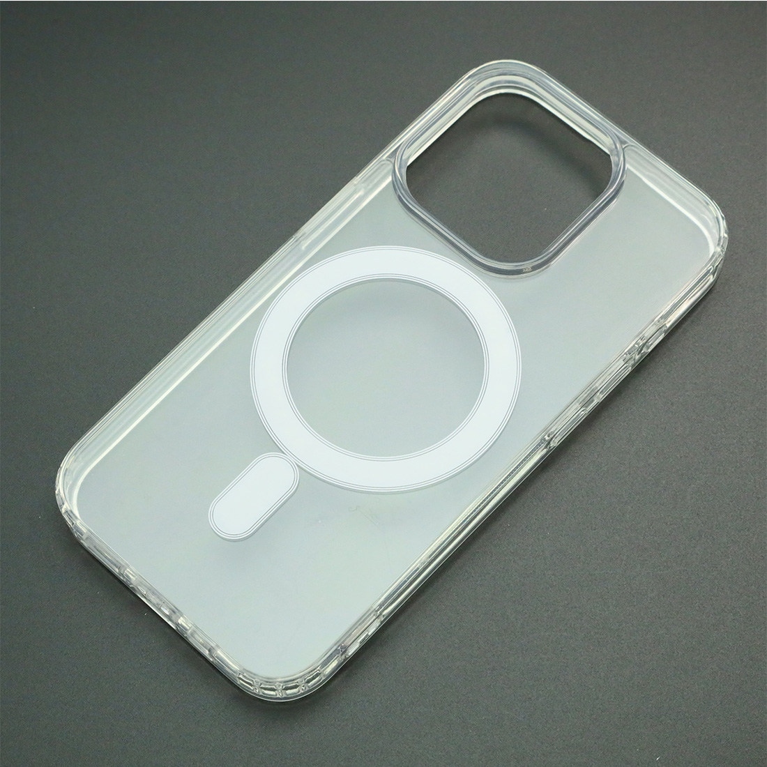 Чехол накладка Clear Case для APPLE iPhone 15 Pro MAX, с поддержкой MagSafe, силикон, цвет прозрачный
