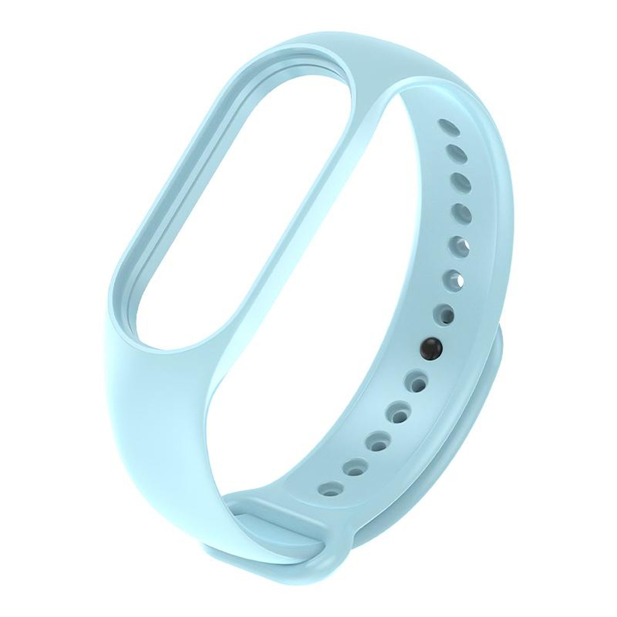 Ремешок на запястье, браслет для XIAOMI Mi Band 7, силикон, цвет светло голубой