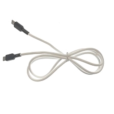 Кабель EARLDOM EC-153C USB Type C на USB Type C, 3A, длина 1 метр, цвет черно белый