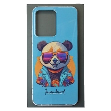 Чехол накладка для XIAOMI Redmi Note 12 4G, силикон, глянцевый, рисунок Панда в очках Чехол накладка для XIAOMI Redmi Note 12 4G, силикон, глянцевый, рисунок Панда в очках