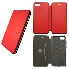 Чехол книжка STYLISH для HUAWEI Honor 7A, Y5 2018, Y5 Prime, Y5 Lite, экокожа, визитница, цвет красный