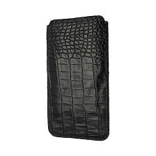 Чехол кармашек универсальный, экокожа, цвет черный Размер 2.