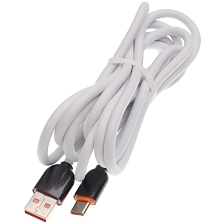 Кабель USB A на USB Type C, длина 2 метра, цвет черно белый