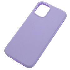 Чехол накладка для APPLE iPhone 12 mini (5.4"), силикон, цвет сиреневый