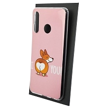 Чехол накладка Vinil для HUAWEI P30 Lite (MAR-LX1M), Nova 4E (MAR-ALOO), силикон, рисунок I love you