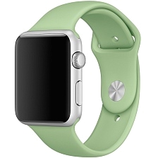 Ремешок для Apple Watch спортивный "Sport", размер 38-40 mm, цвет бледно зеленый