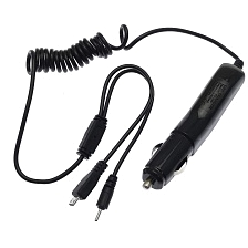 CCTV W6601 АЗУ (автомобильное зарядное устройство) с кабелем Micro USB, Nokia 6101, цвет черный