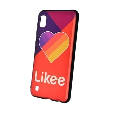 Чехол накладка для SAMSUNG Galaxy A10 (SM-A105), M10 (SM-M105), силикон, рисунок Likee Red. Чехол накладка для SAMSUNG Galaxy A10 (SM-A105), M10 (SM-M105), силикон, рисунок Likee Red.