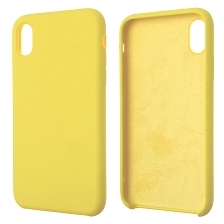 Чехол накладка Silicon Case для APPLE iPhone XR, силикон, бархат, цвет светло песочный Чехол накладка Silicon Case для APPLE iPhone XR, силикон, бархат, цвет светло песочный