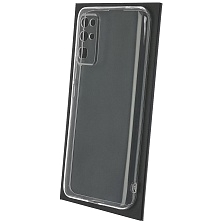 Чехол накладка с защитой камеры TPU для HUAWEI Honor 30, силикон, цвет прозрачный Чехол накладка с защитой камеры TPU для HUAWEI Honor 30, силикон, цвет прозрачный