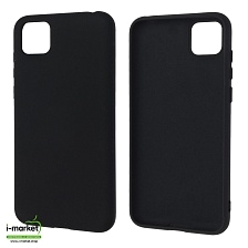 Чехол накладка Silicon Cover для HUAWEI Honor 9S (DUA-LX9), Y5P 2020, силикон, бархат, цвет черный