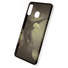 Чехол накладка для SAMSUNG Galaxy A30 2019 (SM-A305), силикон, рисунок орел. Чехол накладка для SAMSUNG Galaxy A30 2019 (SM-A305), силикон, рисунок орел.