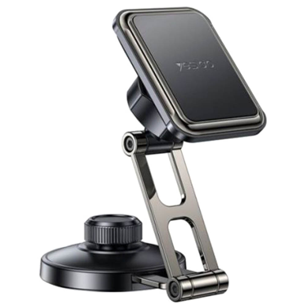 Магнитный держатель YESIDO C264 на вакуумной присоске, цвет черный Магнитный держатель YESIDO C264 на вакуумной присоске, цвет черный