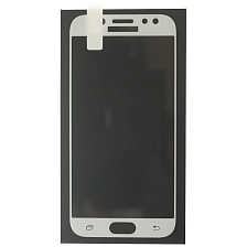 Защитное стекло для SAMSUNG Galaxy J5 Pro, J5 2017 (SM-J527), цвет окантовки белый