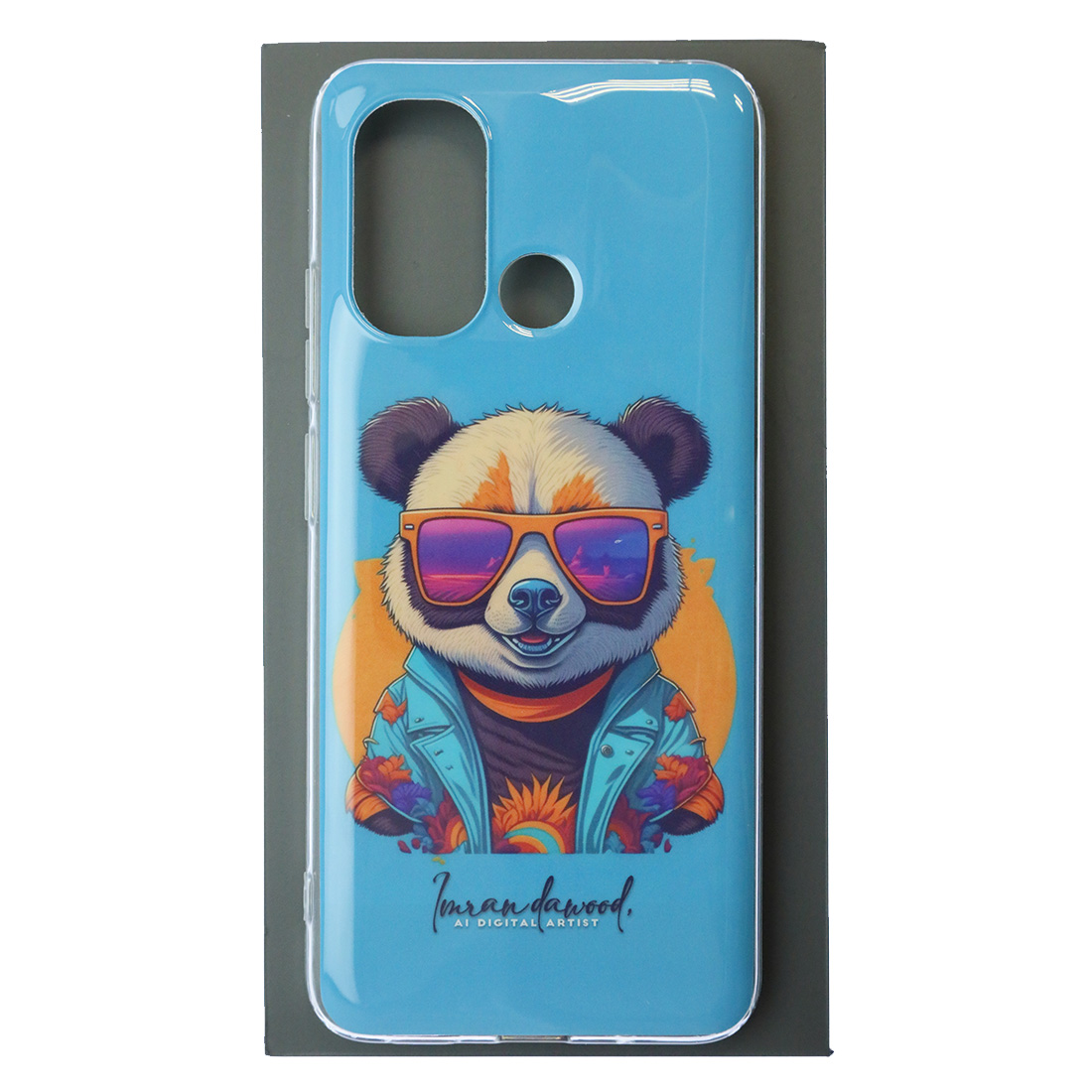Чехол накладка для XIAOMI Redmi 12C, XIAOMI POCO C55, силикон, глянцевый, рисунок Панда в очках Чехол накладка для XIAOMI Redmi 12C, XIAOMI POCO C55, силикон, глянцевый, рисунок Панда в очках