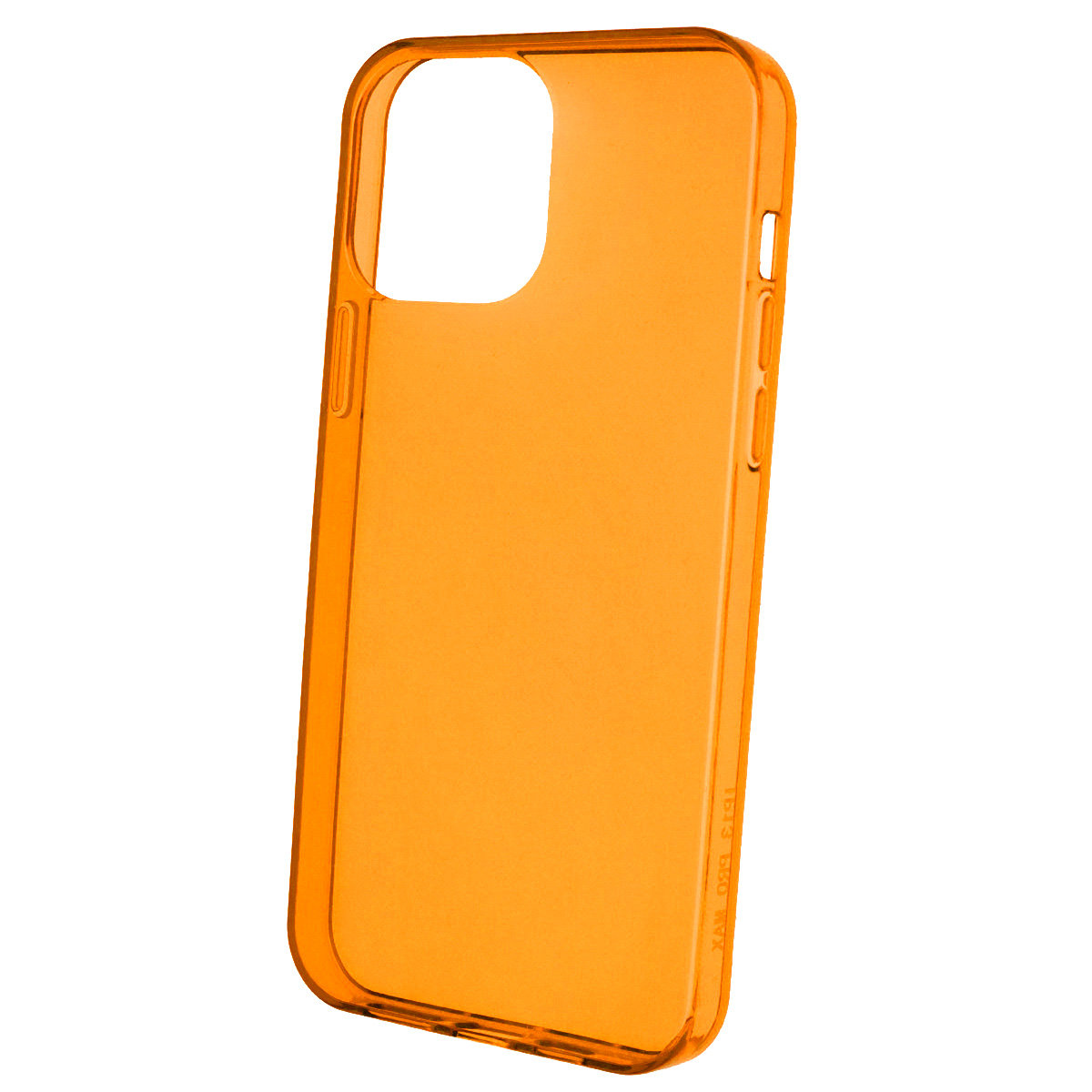 Чехол накладка Clear Case для APPLE iPhone 13 Pro Max (6.7), силикон 1.5 мм, цвет прозрачно оранжевый