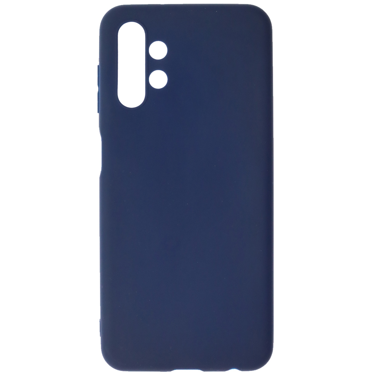 Чехол накладка для SAMSUNG Galaxy A13 4G (SM-A135F), силикон, цвет темно синий