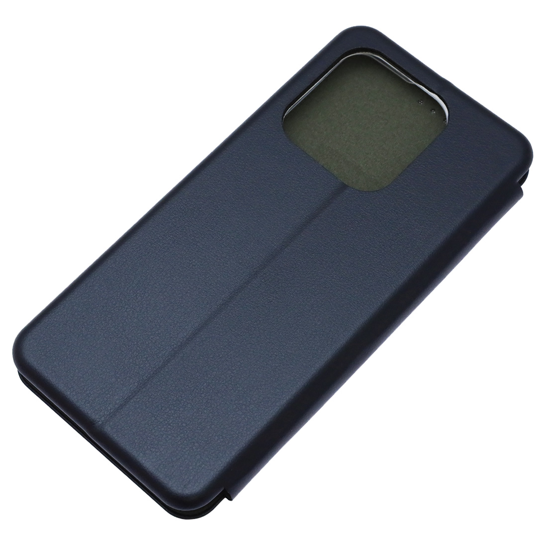 Чехол книжка STYLISH для Honor X7d, экокожа, визитница, цвет темно синий
