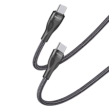 Кабель YESIDO CA83 USB Type C на USB Type C, PD45W, длина 30 см, цвет черный
