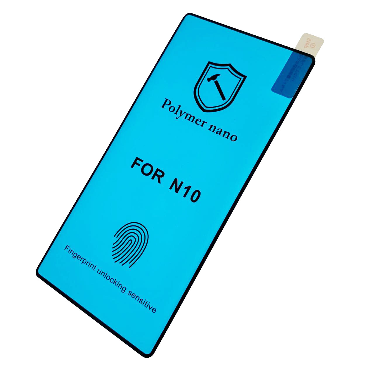 Защитная Nano плёнка для SAMSUNG Galaxy Note 10 (SM-N970), окантовка цвет черный.