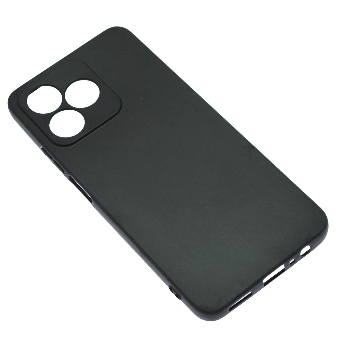 Чехол накладка для Realme C51, Realme C53, Realme Note 50, защита камеры, силикон, цвет черный