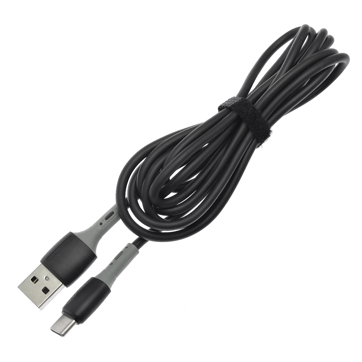 Кабель MRM G6 USB Type C, длина 2 метра, цвет черно серый