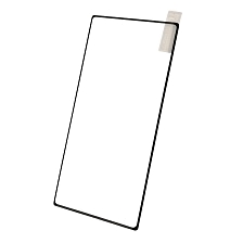 Защитное стекло 9H для SAMSUNG Galaxy Note 10 (SM-N970), цвет окантовки черный.