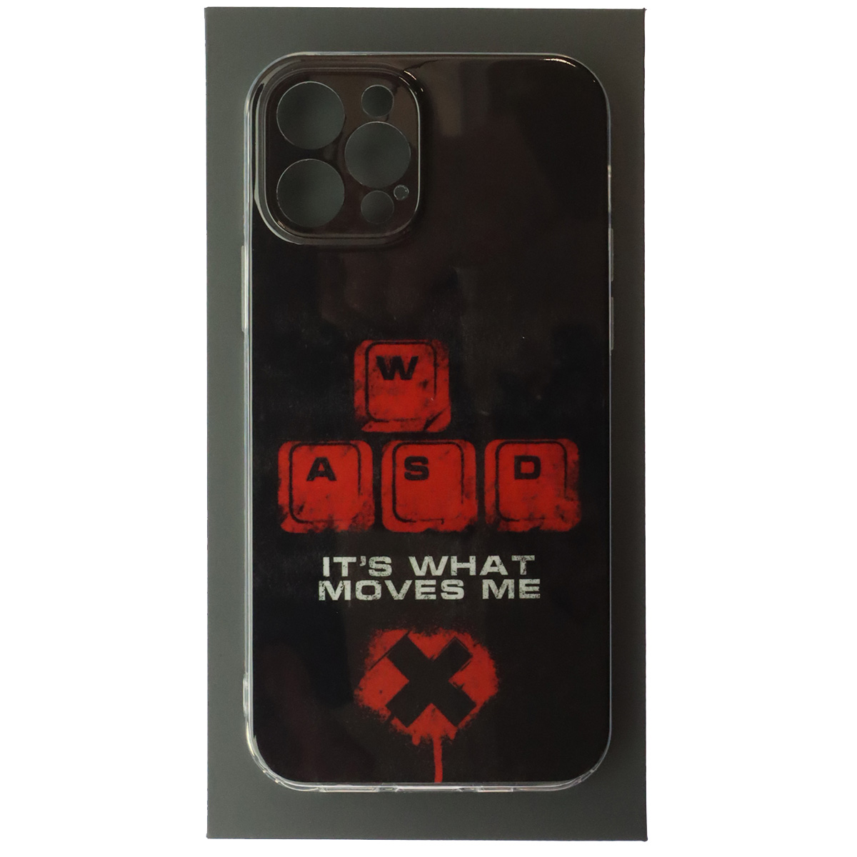 Чехол накладка для APPLE iPhone 12 Pro (6.1"), силикон, глянцевый, рисунок WASD