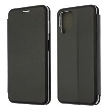 Чехол книжка STYLISH для SAMSUNG Galaxy A22 4G (SM-A225F), M22 (SM-M225F), M32 (SM-M325F), экокожа, визитница, цвет черный
