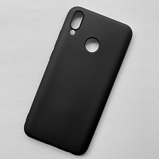 Чехол-накладка для HUAWEI Y9 2019 силиконовая 0.5mm J-Case THIN, цвет чёрный.