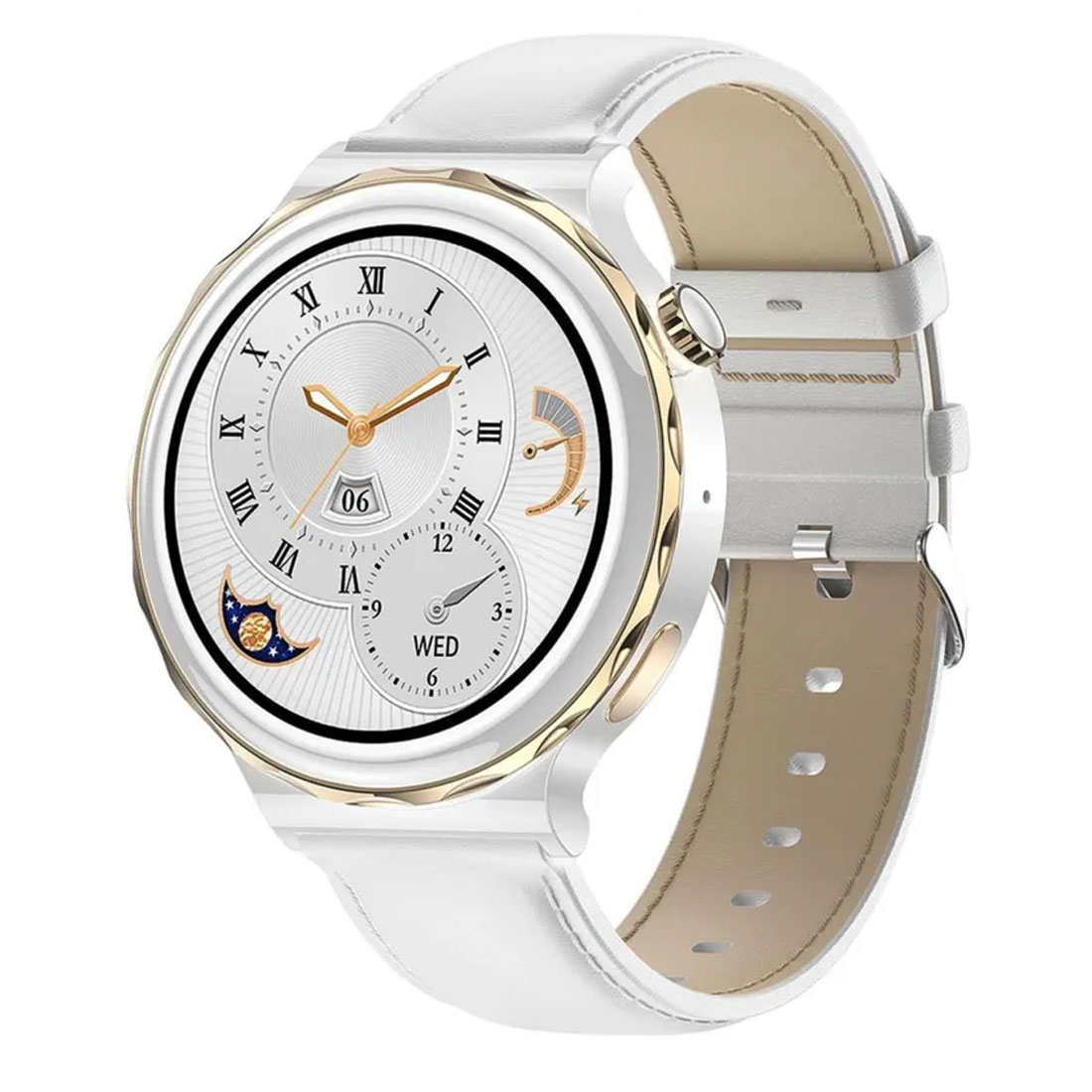 Смарт часы Smart Watch W&O X6 PRO WOMEN, 42 мм, NFC, цвет бело золотистый
