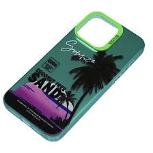 Чехол накладка для APPLE iPhone 15 Pro Max (6.7"), пластик, силикон, рисунок COCONUT TREE SAND Чехол накладка для APPLE iPhone 15 Pro Max (6.7"), пластик, силикон, рисунок COCONUT TREE SAND