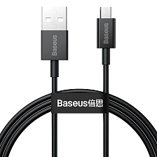 Кабель BASEUS Superior Series (CAMYS-A01) Micro USB, 2A, длина 2 метра, цвет черный
