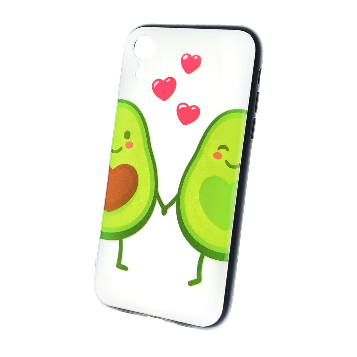 Чехол накладка для APPLE iPhone XR, силикон, рисунок Авокадо Любовь.