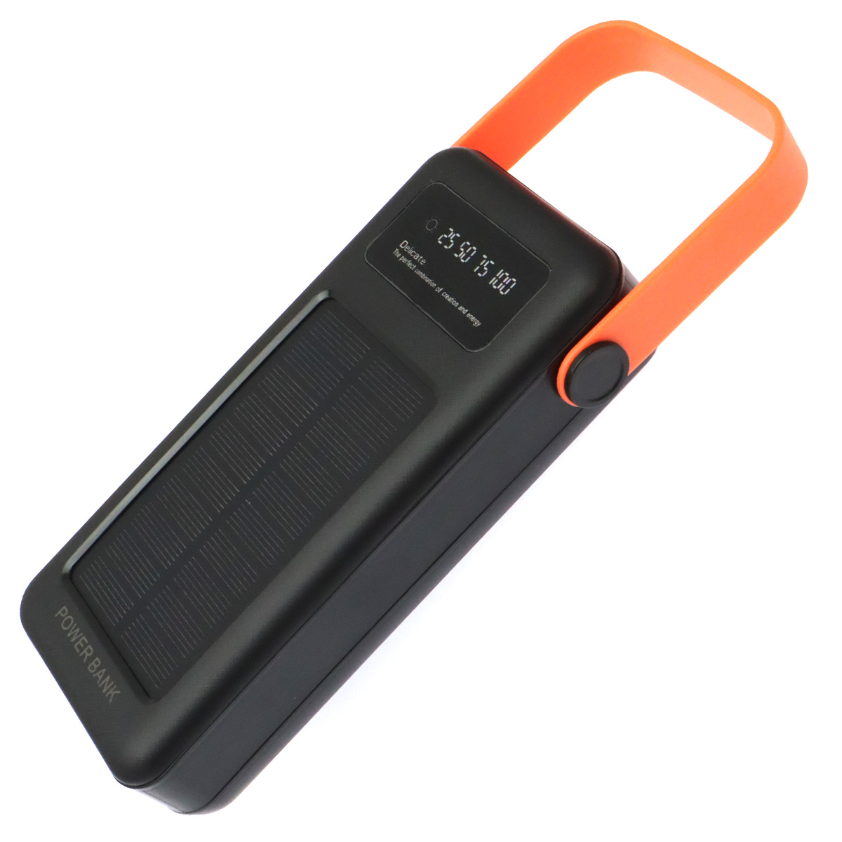 Внешний аккумулятор, Power Bank P635, солнечная батарея, 30000 mAh, цвет черный
