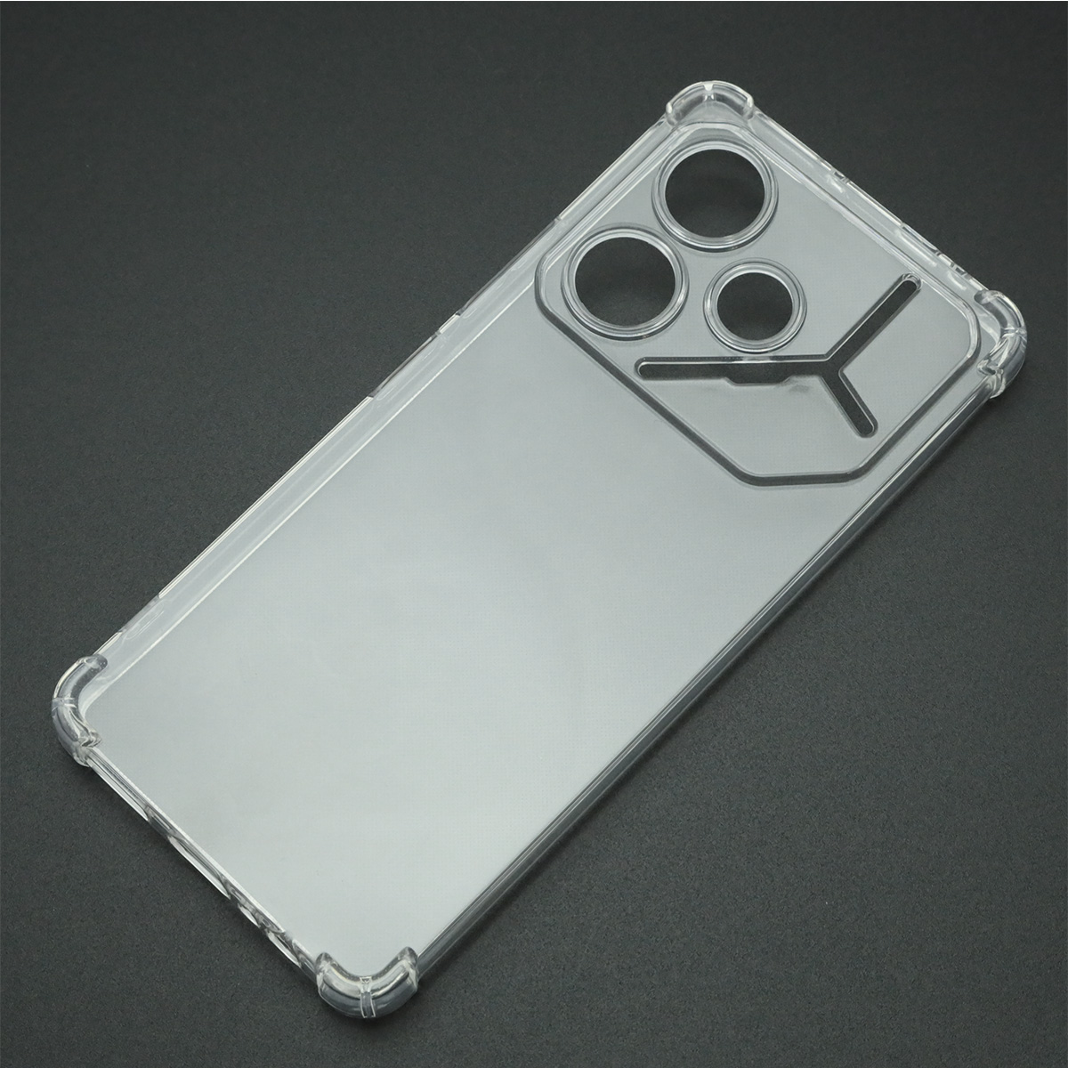 Чехол накладка для TECNO Pova 6, TECNO Pova 6 Pro 5G, защита камеры, усиленные края, силикон, цвет прозрачный